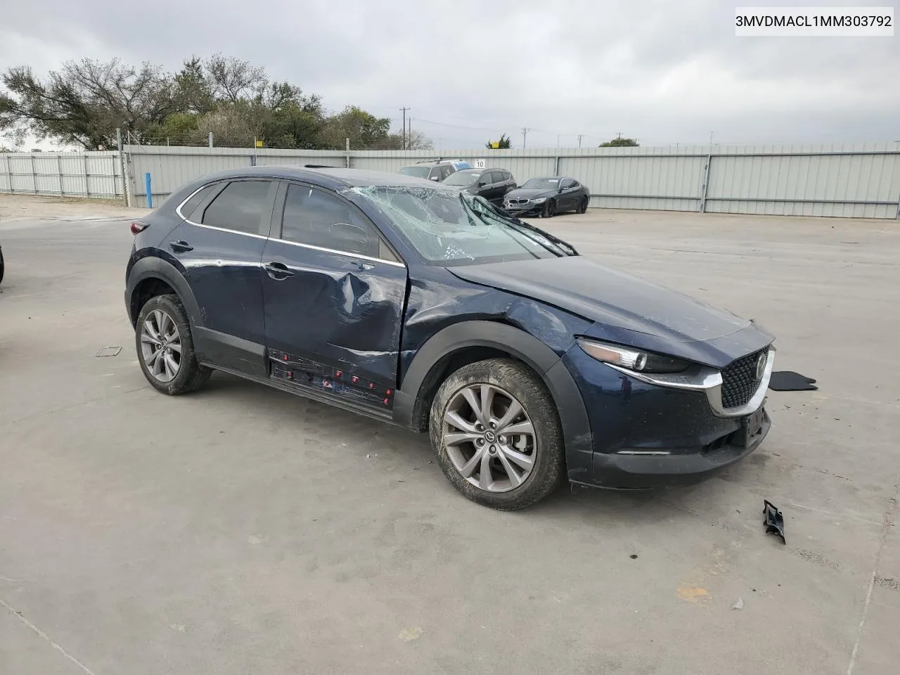 2021 Mazda Cx-30 Preferred VIN: 3MVDMACL1MM303792 Lot: 78301984