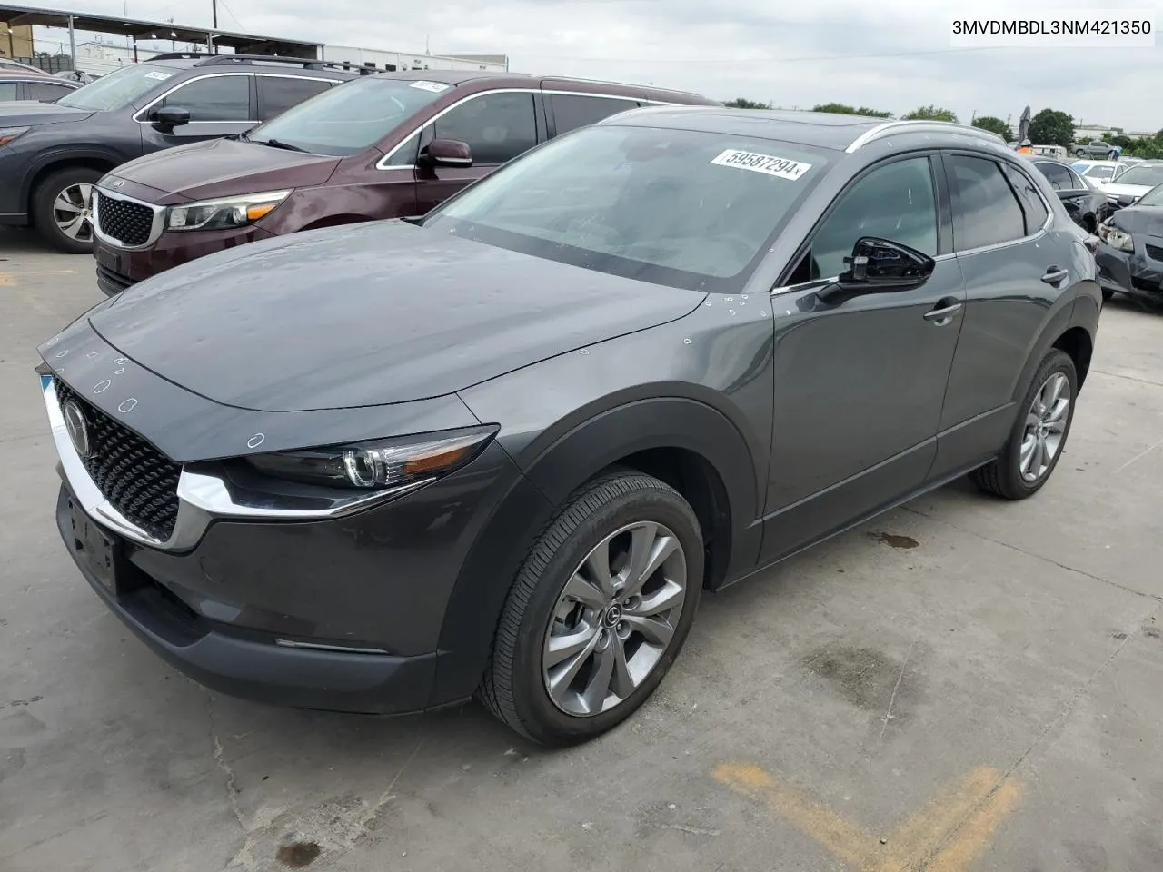 2022 Mazda Cx-30 Premium VIN: 3MVDMBDL3NM421350 Lot: 59587294