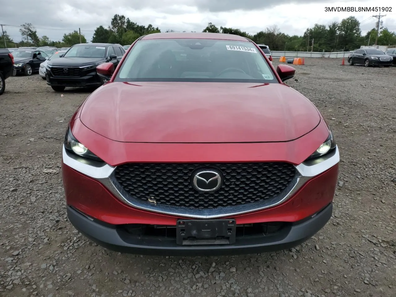 2022 Mazda Cx-30 Select VIN: 3MVDMBBL8NM451902 Lot: 69141534