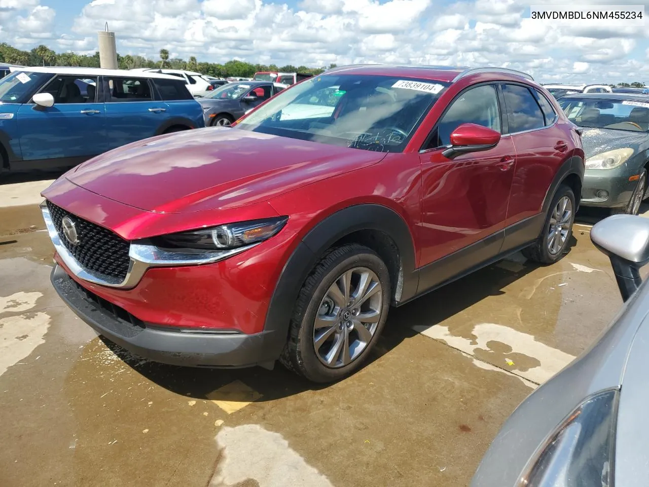 2022 Mazda Cx-30 Premium VIN: 3MVDMBDL6NM455234 Lot: 73839104