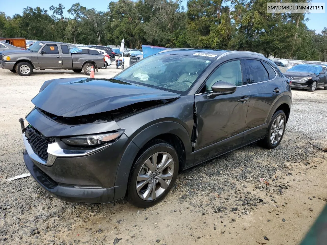 2022 Mazda Cx-30 Premium VIN: 3MVDMBDL9NM421191 Lot: 76949064