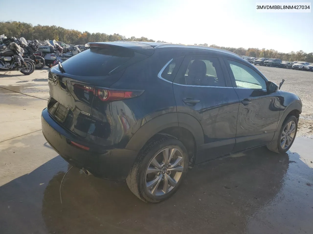 2022 Mazda Cx-30 Select VIN: 3MVDMBBL8NM427034 Lot: 77470114