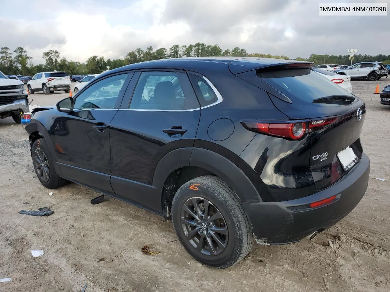 2022 Mazda Cx-30 VIN: 3MVDMBAL4NM408398 Lot: 78482834