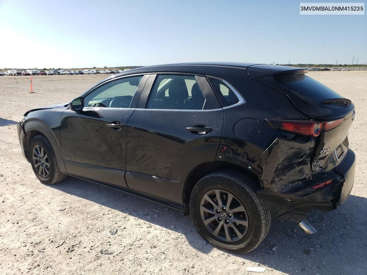 2022 Mazda Cx-30 VIN: 3MVDMBAL0NM415235 Lot: 79821324