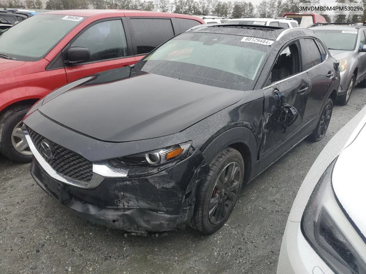 2023 Mazda Cx-30 Premium VIN: 3MVDMBDM4PM530296 Lot: 80129484