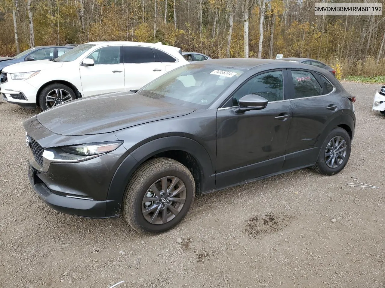 2024 Mazda Cx-30 Select VIN: 3MVDMBBM4RM681192 Lot: 74368244