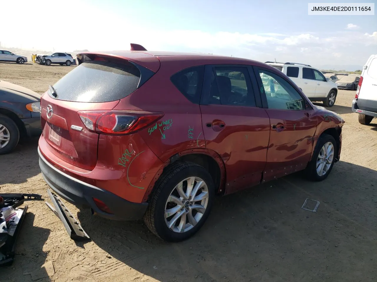 2013 Mazda Cx-5 Gt VIN: JM3KE4DE2D0111654 Lot: 72770664