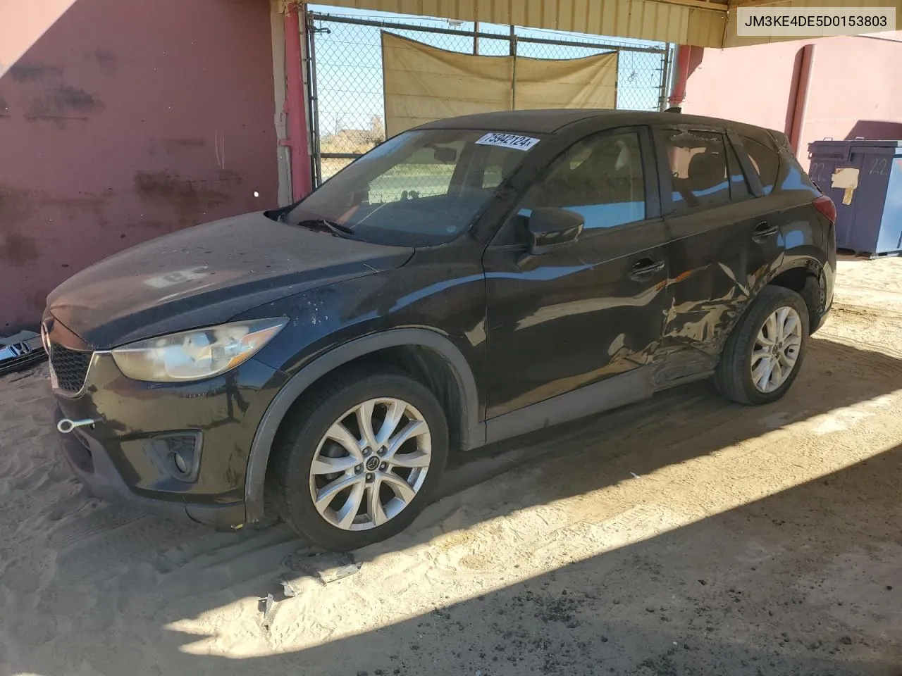 2013 Mazda Cx-5 Gt VIN: JM3KE4DE5D0153803 Lot: 75942124