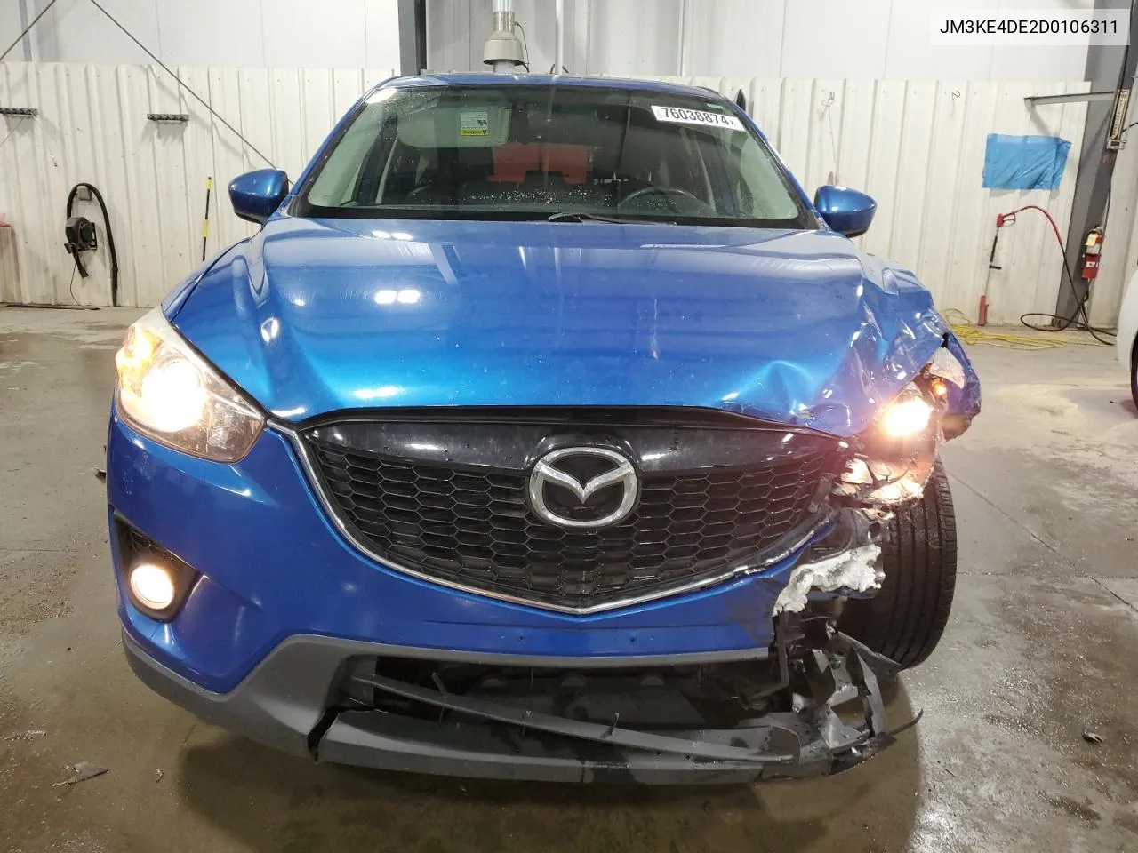 2013 Mazda Cx-5 Gt VIN: JM3KE4DE2D0106311 Lot: 76038874