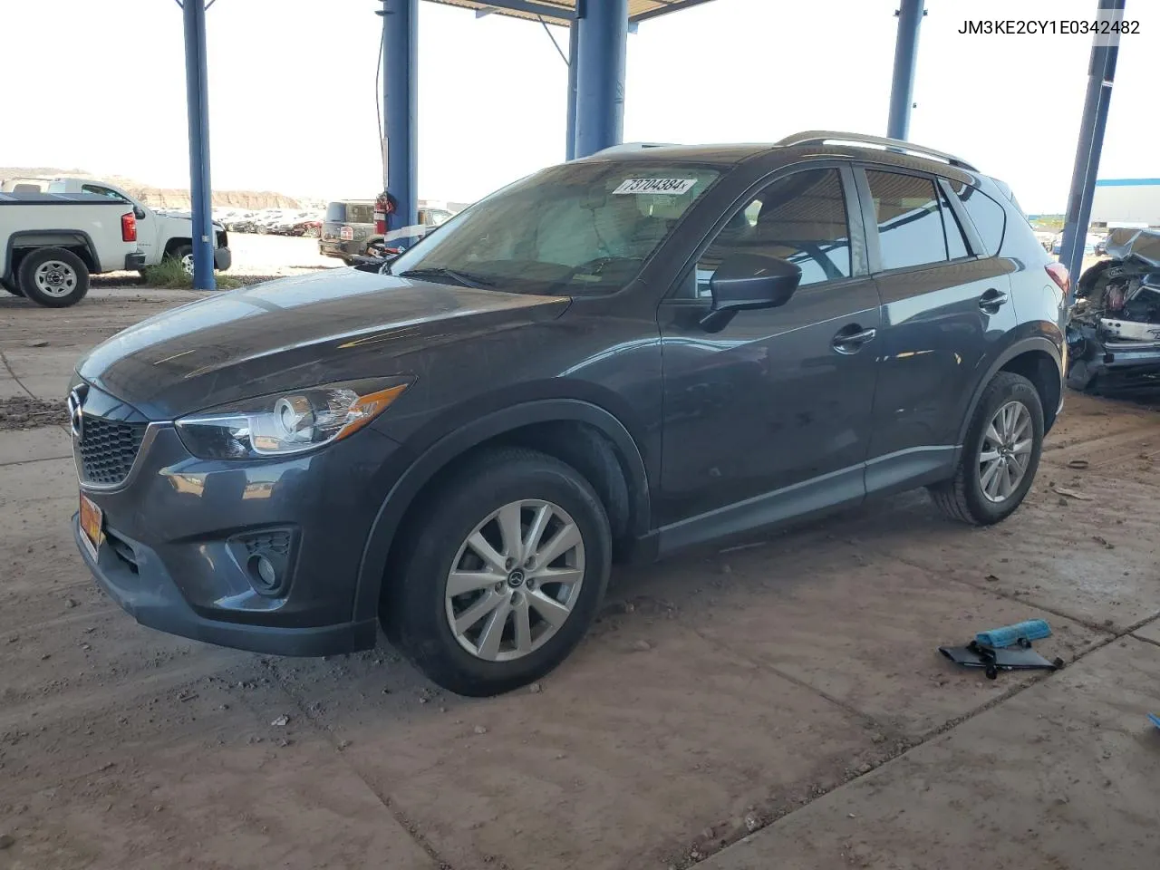 2014 Mazda Cx-5 Touring VIN: JM3KE2CY1E0342482 Lot: 73704384