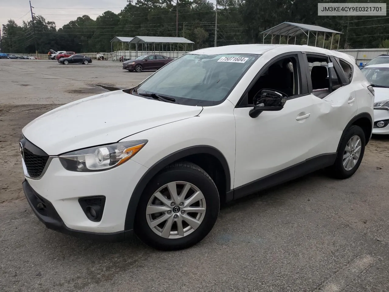 2014 Mazda Cx-5 Touring VIN: JM3KE4CY9E0321701 Lot: 75071604