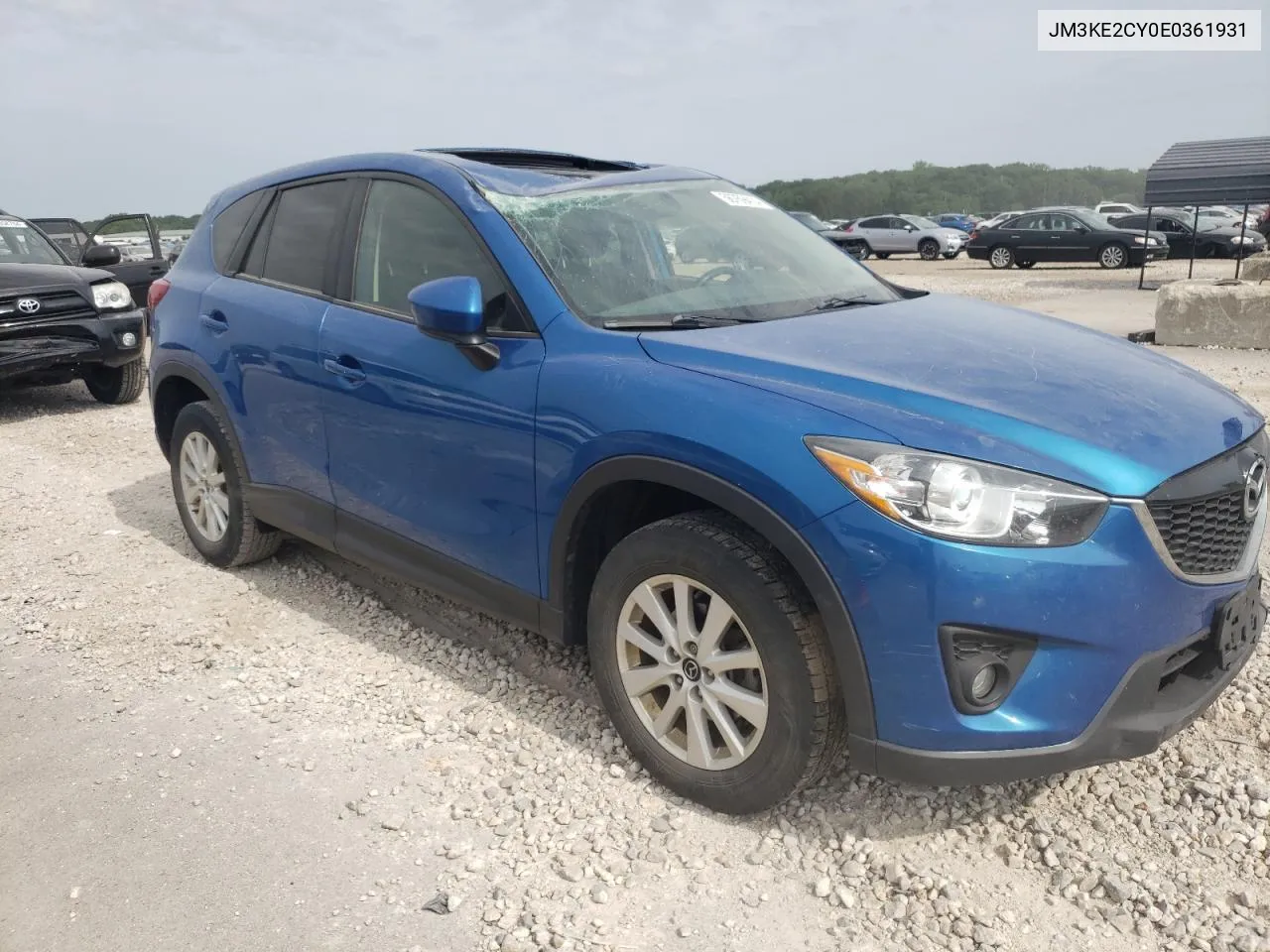 2014 Mazda Cx-5 Touring VIN: JM3KE2CY0E0361931 Lot: 75642684