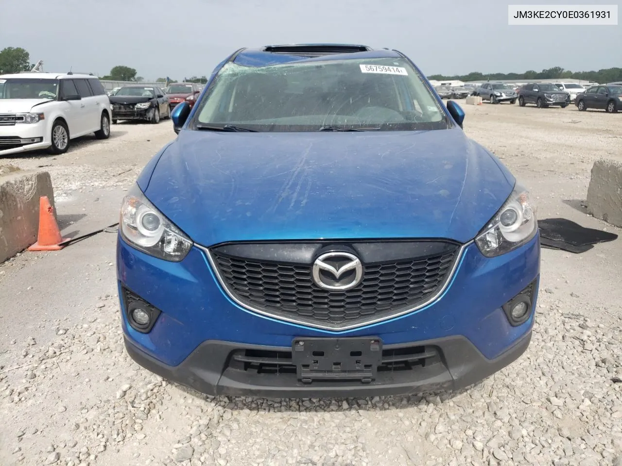 2014 Mazda Cx-5 Touring VIN: JM3KE2CY0E0361931 Lot: 75642684