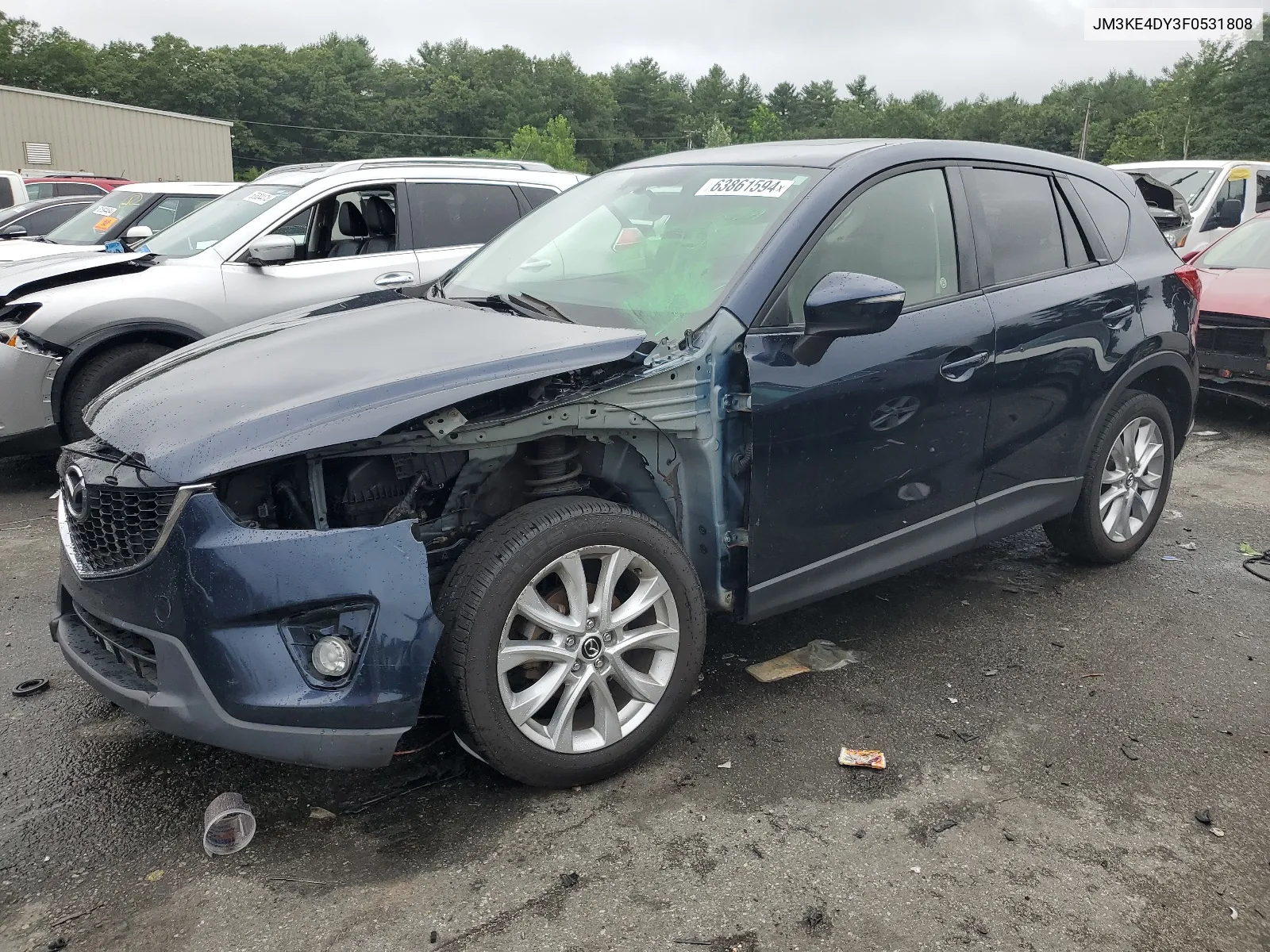 JM3KE4DY3F0531808 2015 Mazda Cx-5 Gt