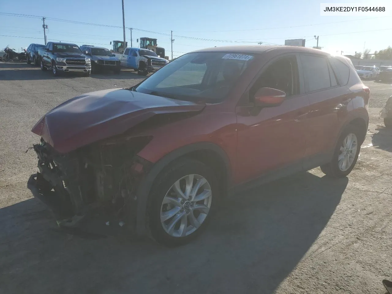 2015 Mazda Cx-5 Gt VIN: JM3KE2DY1F0544688 Lot: 72961074