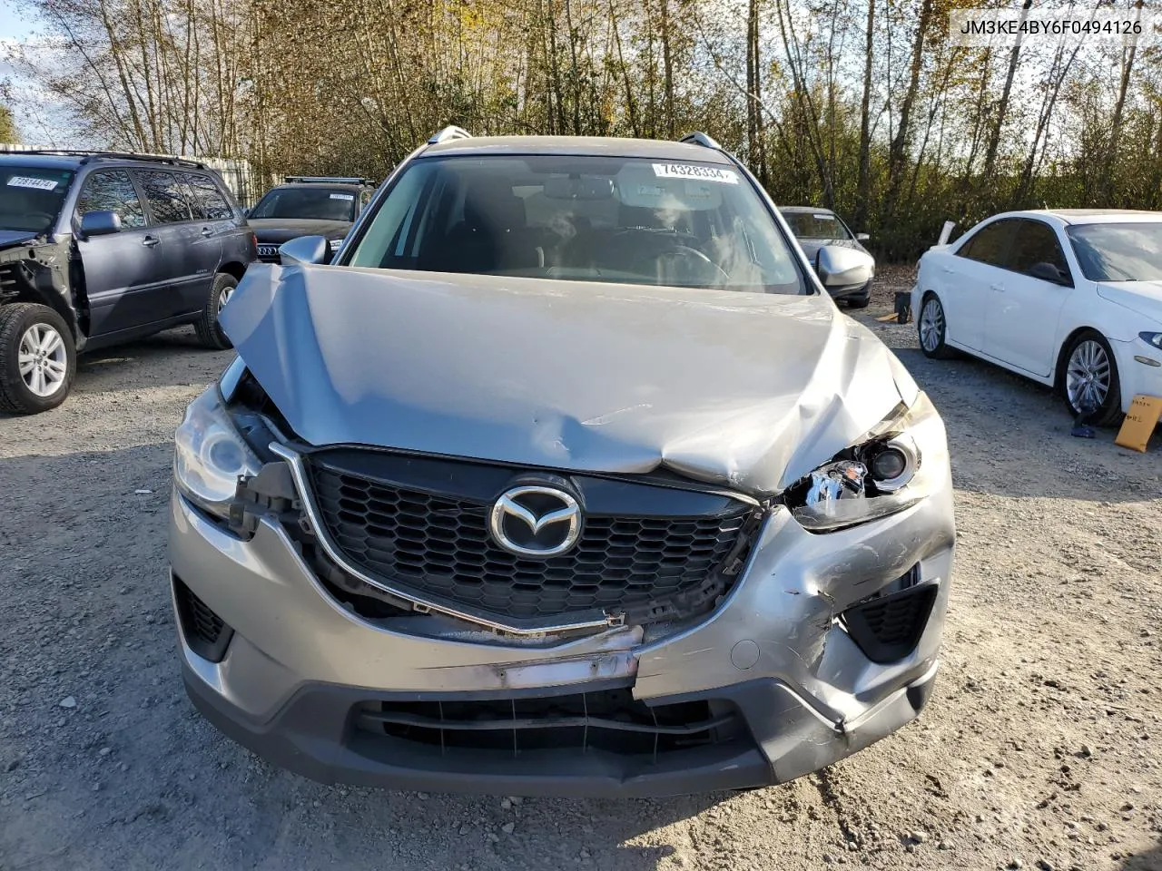 2015 Mazda Cx-5 Sport VIN: JM3KE4BY6F0494126 Lot: 74328334