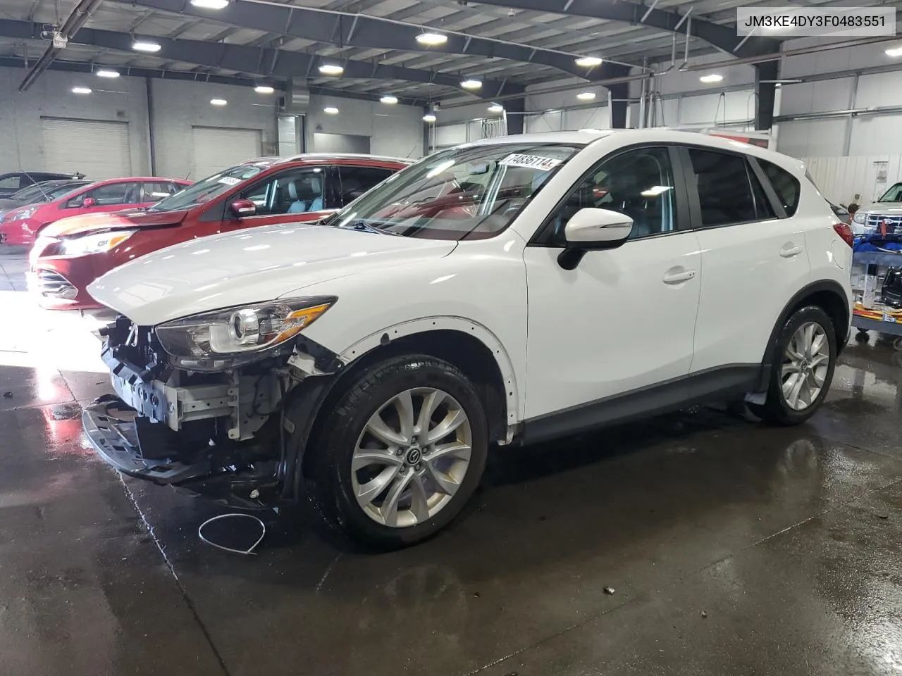 2015 Mazda Cx-5 Gt VIN: JM3KE4DY3F0483551 Lot: 74836114