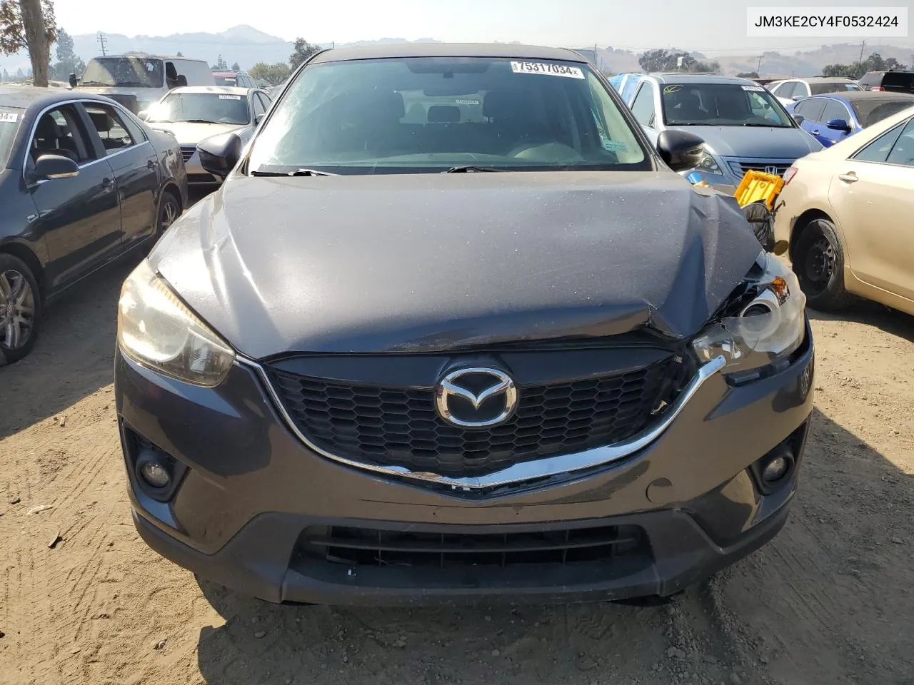 2015 Mazda Cx-5 Touring VIN: JM3KE2CY4F0532424 Lot: 75317034