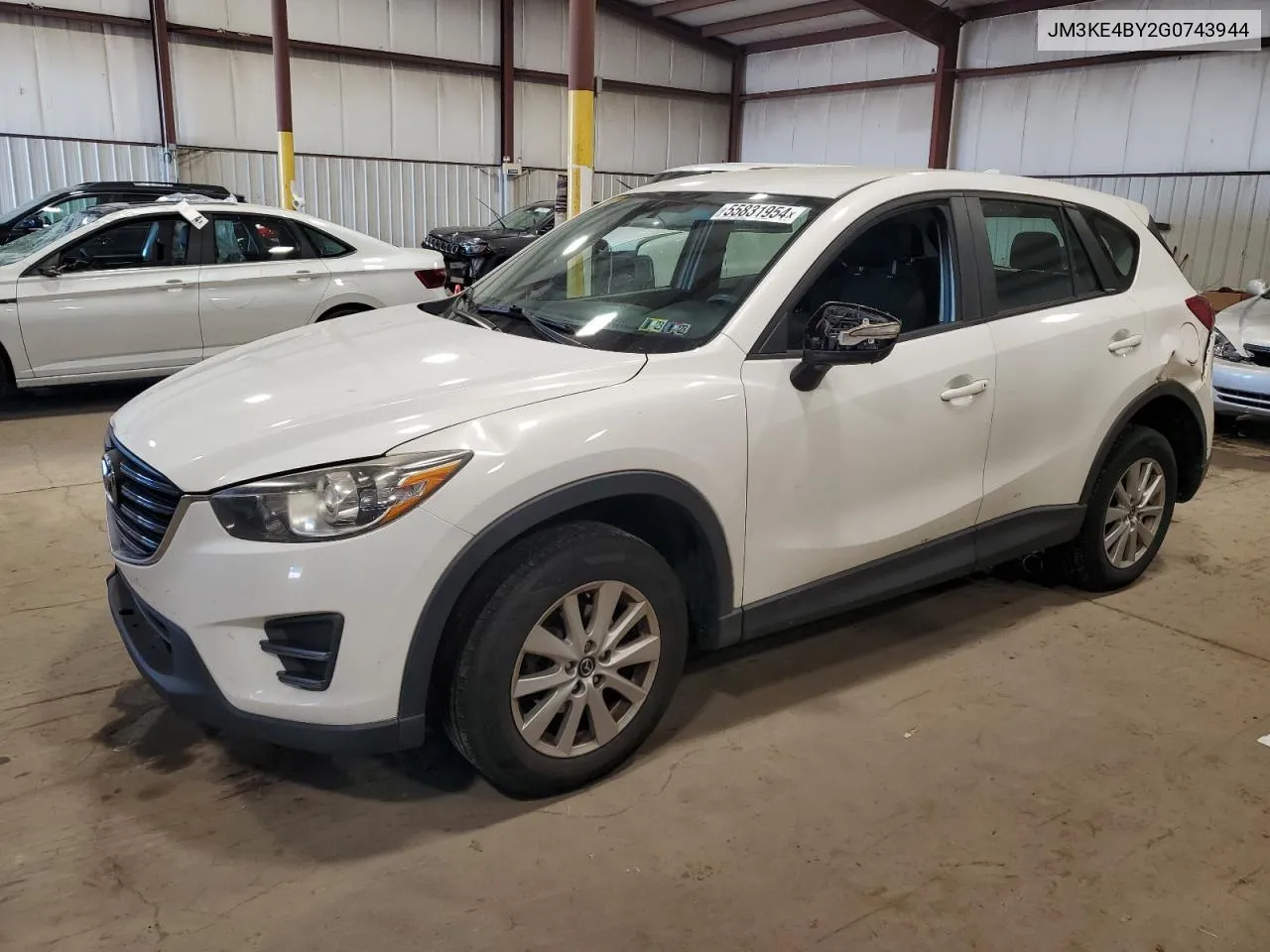 2016 Mazda Cx-5 Sport VIN: JM3KE4BY2G0743944 Lot: 55831954