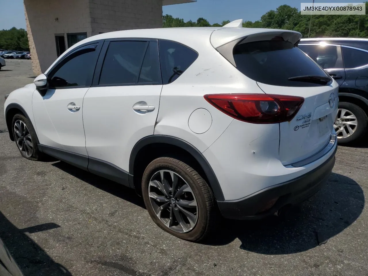 2016 Mazda Cx-5 Gt VIN: JM3KE4DYXG0878943 Lot: 58607594