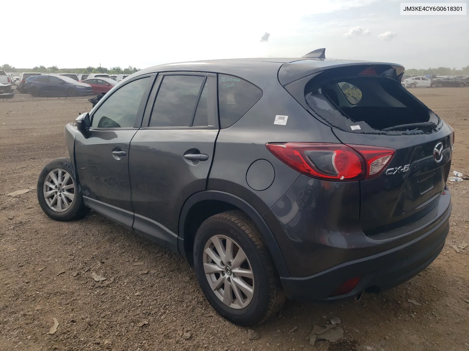 2016 Mazda Cx-5 Touring VIN: JM3KE4CY6G0618301 Lot: 62117234