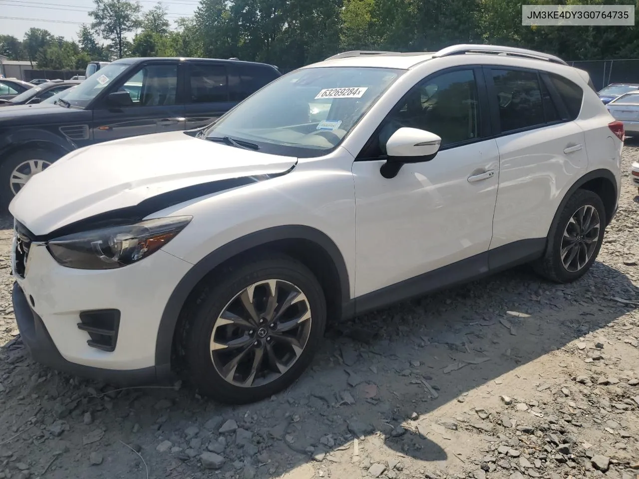 2016 Mazda Cx-5 Gt VIN: JM3KE4DY3G0764735 Lot: 63269284