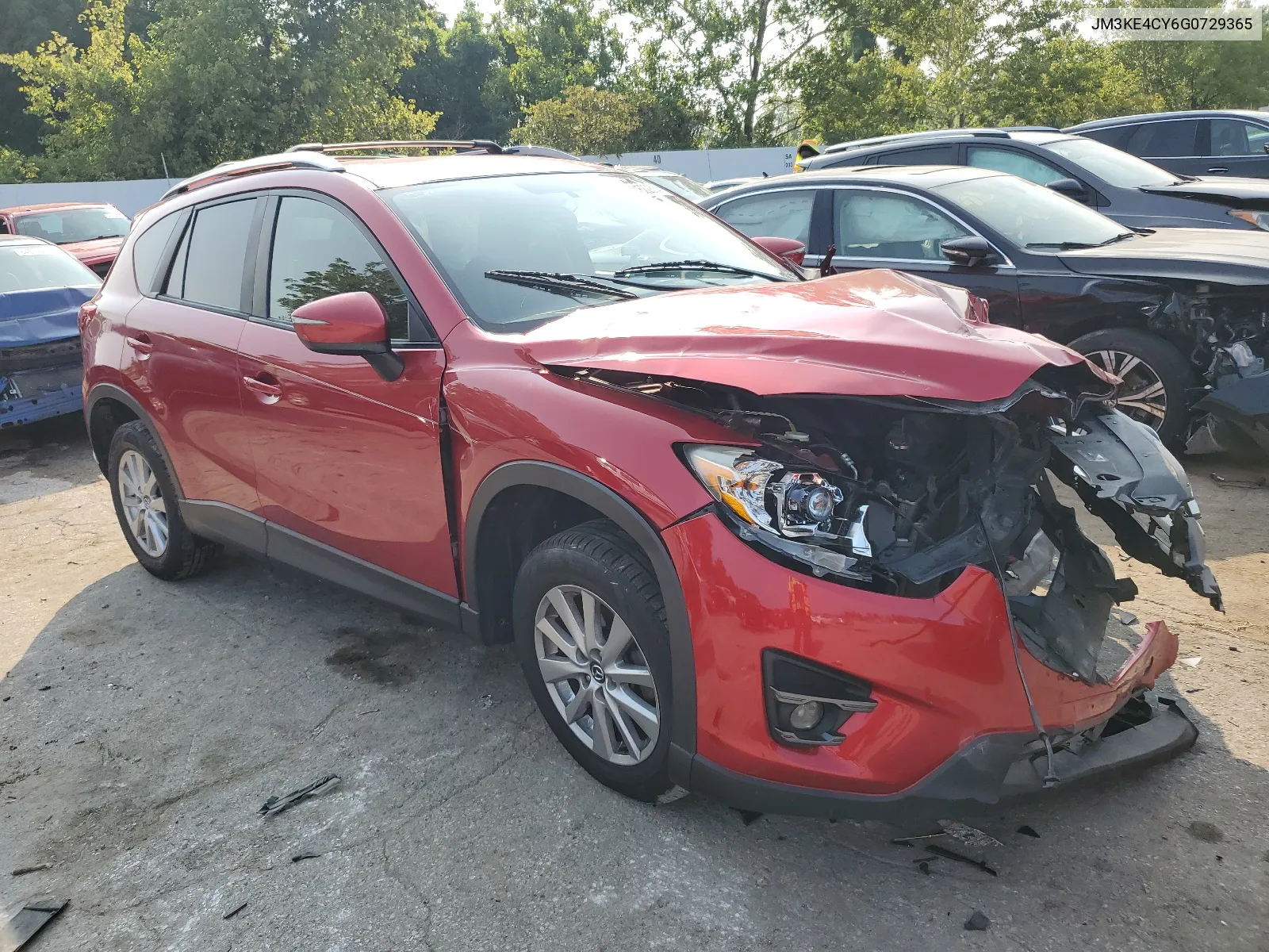 JM3KE4CY6G0729365 2016 Mazda Cx-5 Touring