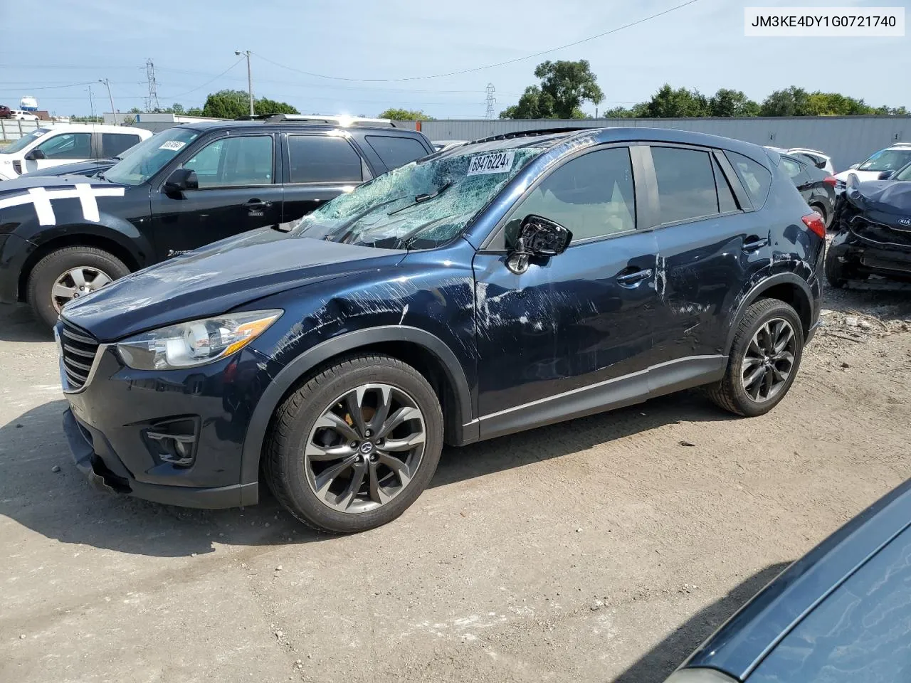 2016 Mazda Cx-5 Gt VIN: JM3KE4DY1G0721740 Lot: 68476224