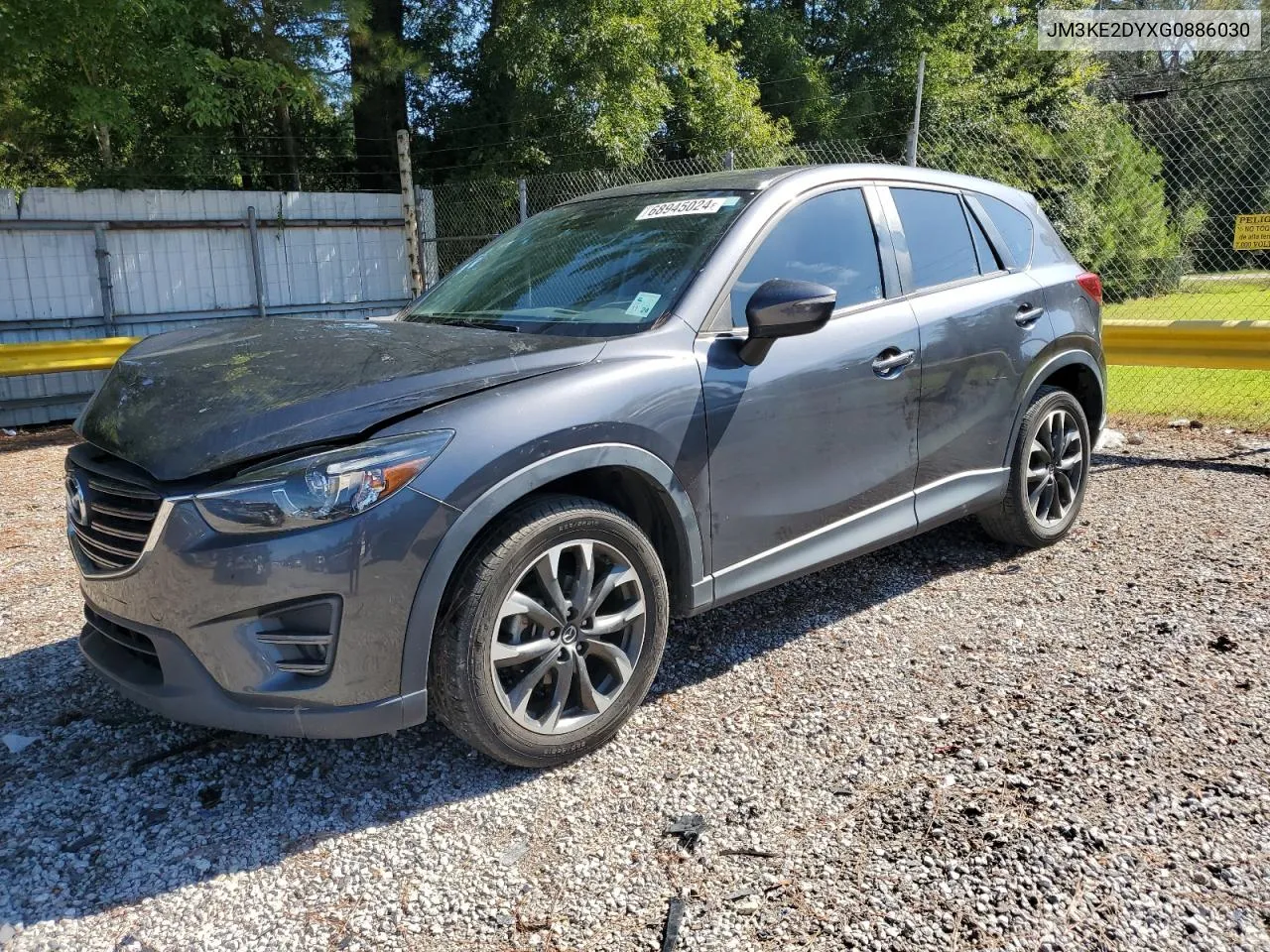 2016 Mazda Cx-5 Gt VIN: JM3KE2DYXG0886030 Lot: 68945024