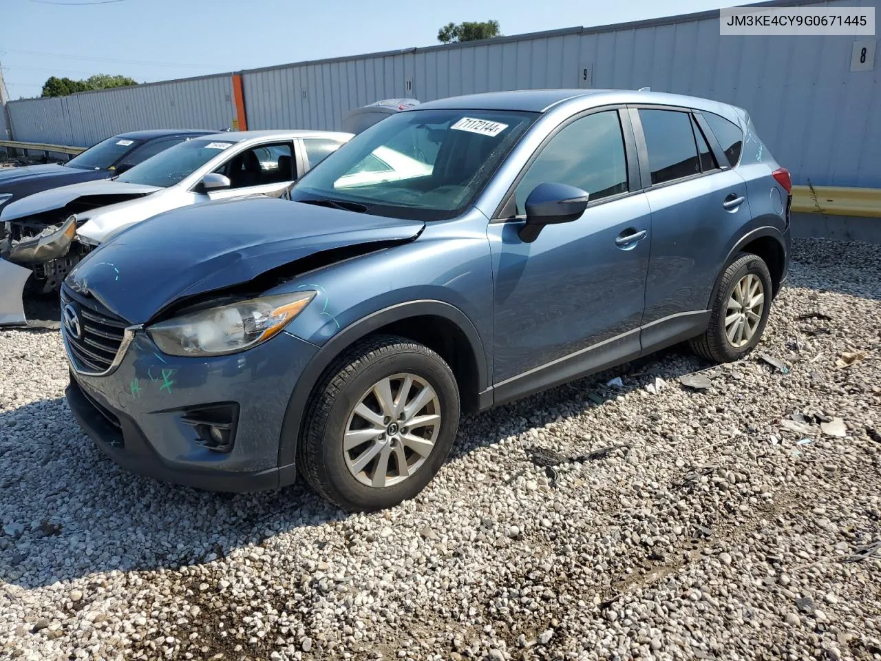 2016 Mazda Cx-5 Touring VIN: JM3KE4CY9G0671445 Lot: 71172144