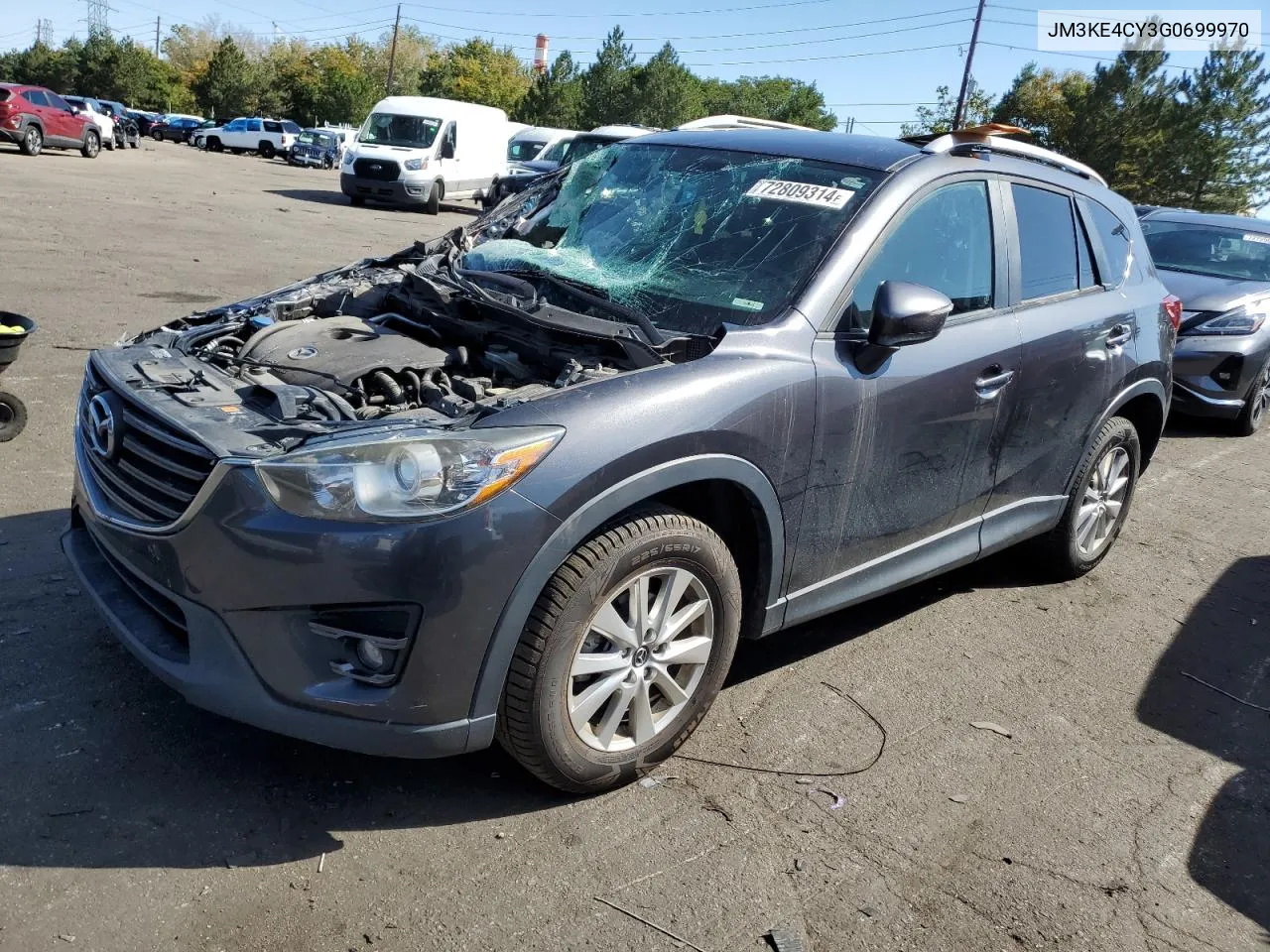 2016 Mazda Cx-5 Touring VIN: JM3KE4CY3G0699970 Lot: 72809314