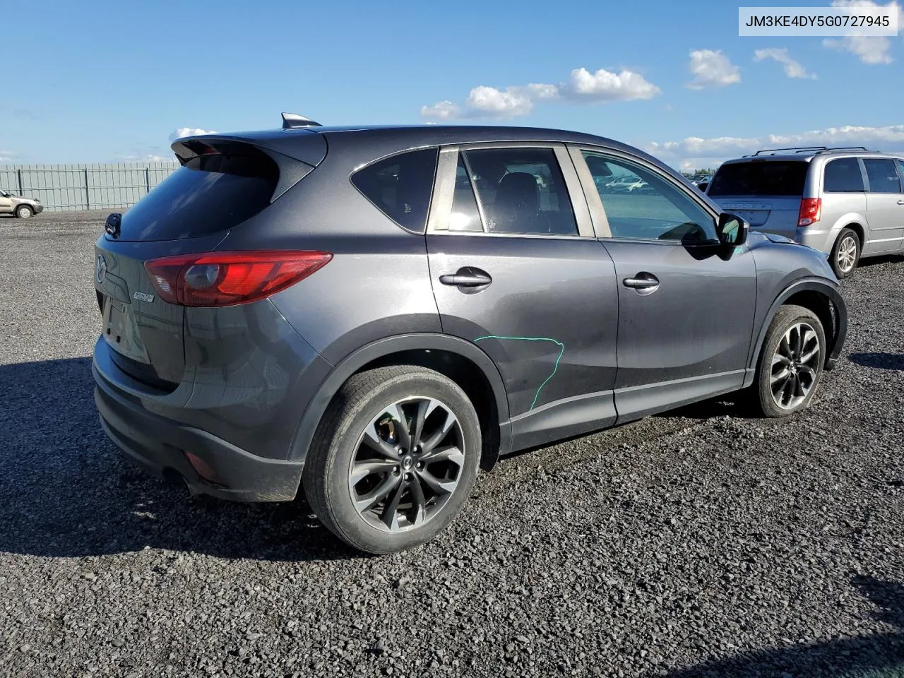 2016 Mazda Cx-5 Gt VIN: JM3KE4DY5G0727945 Lot: 73285284