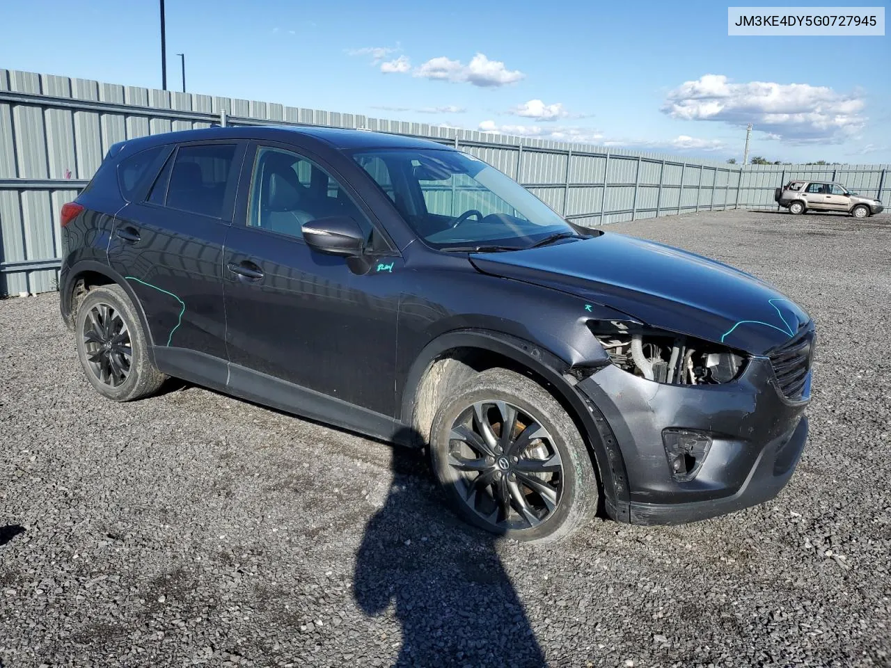 JM3KE4DY5G0727945 2016 Mazda Cx-5 Gt