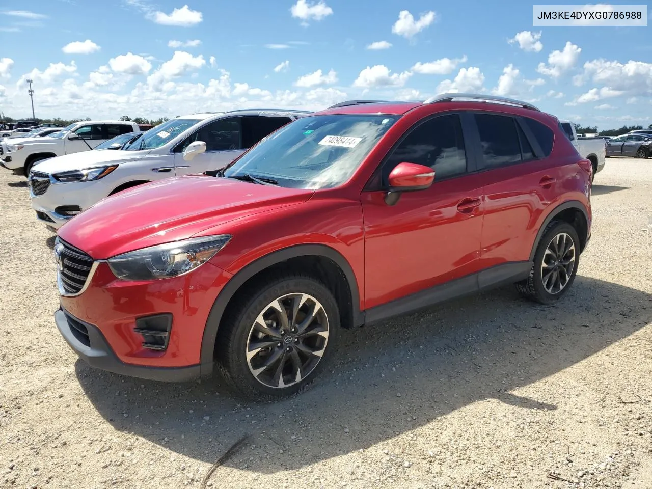 2016 Mazda Cx-5 Gt VIN: JM3KE4DYXG0786988 Lot: 74098414