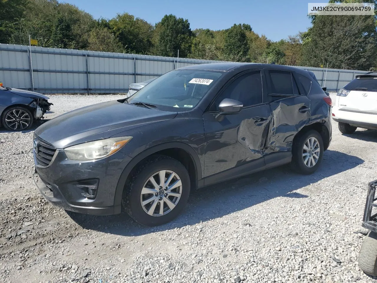 2016 Mazda Cx-5 Touring VIN: JM3KE2CY9G0694759 Lot: 74262074