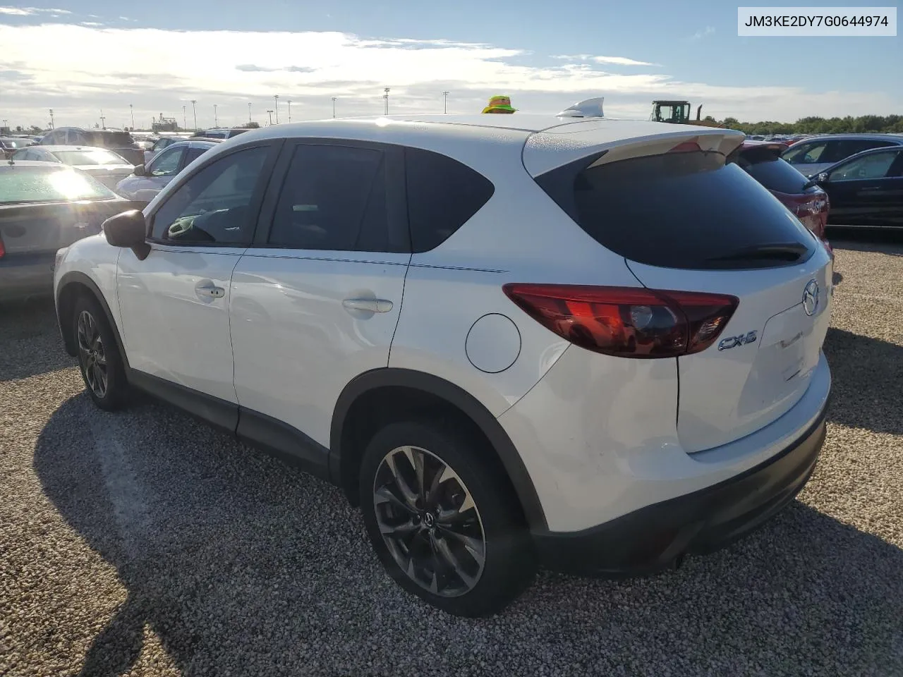 2016 Mazda Cx-5 Gt VIN: JM3KE2DY7G0644974 Lot: 74281434