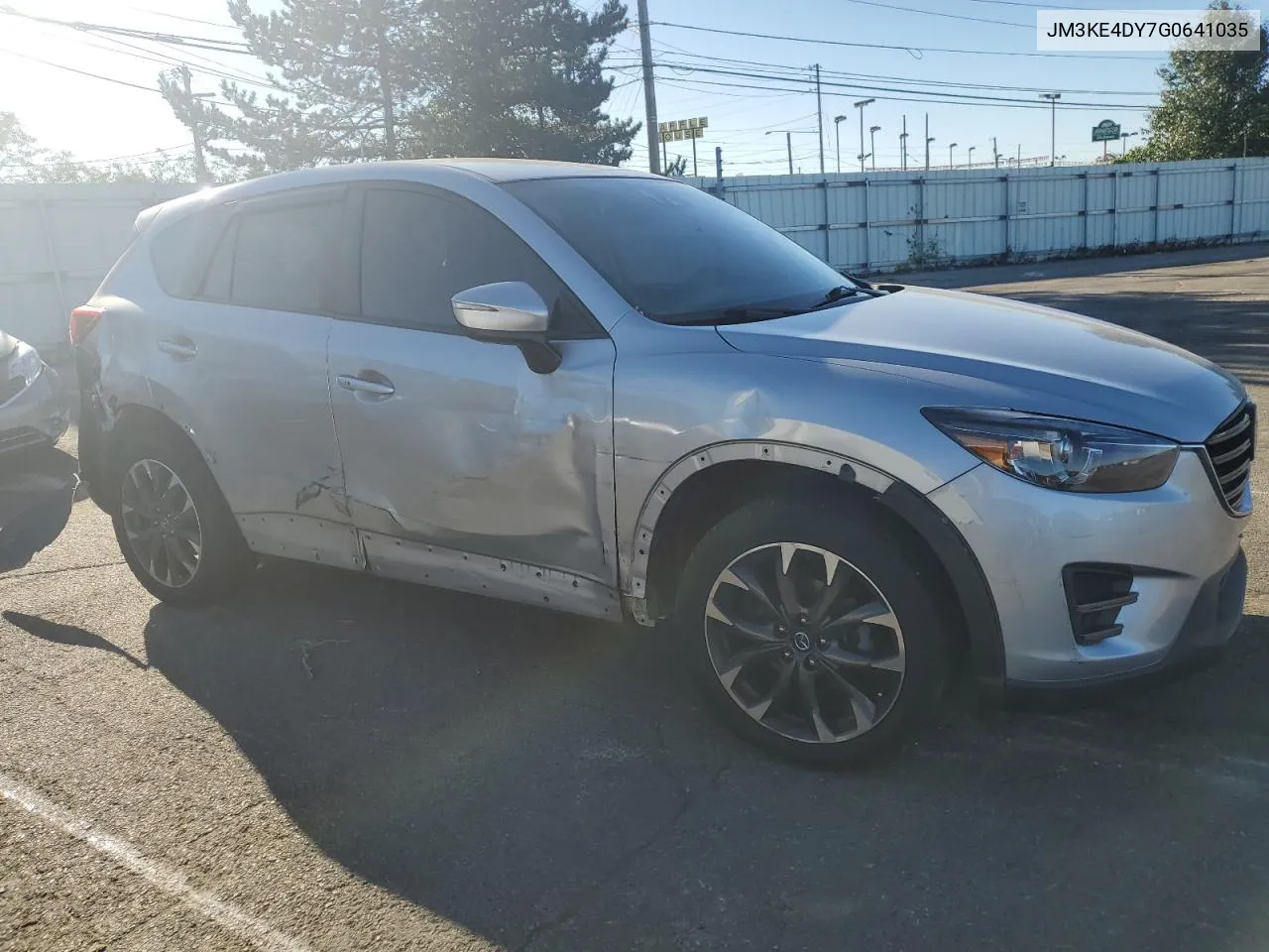 2016 Mazda Cx-5 Gt VIN: JM3KE4DY7G0641035 Lot: 74624764