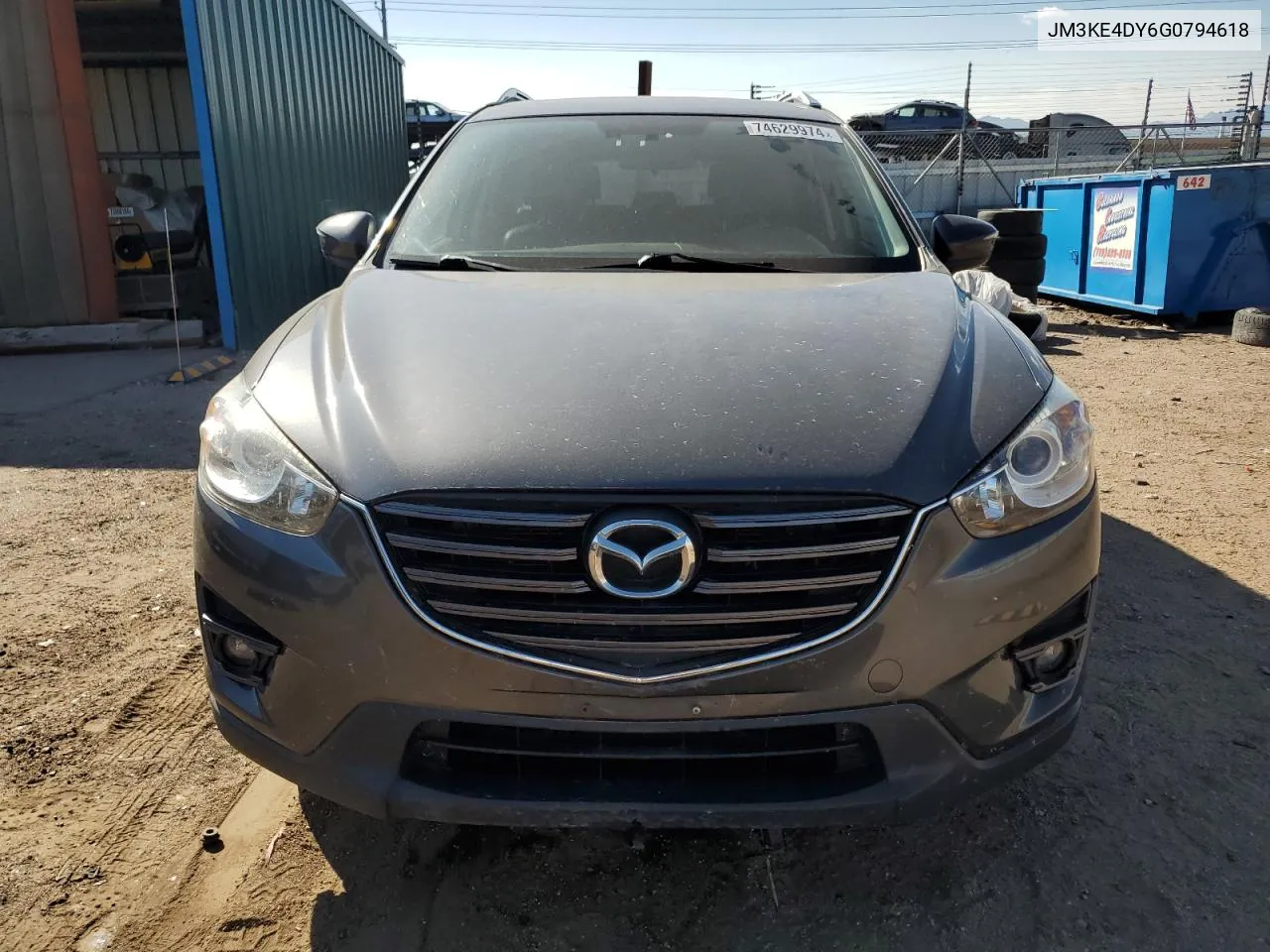 2016 Mazda Cx-5 Gt VIN: JM3KE4DY6G0794618 Lot: 74629974