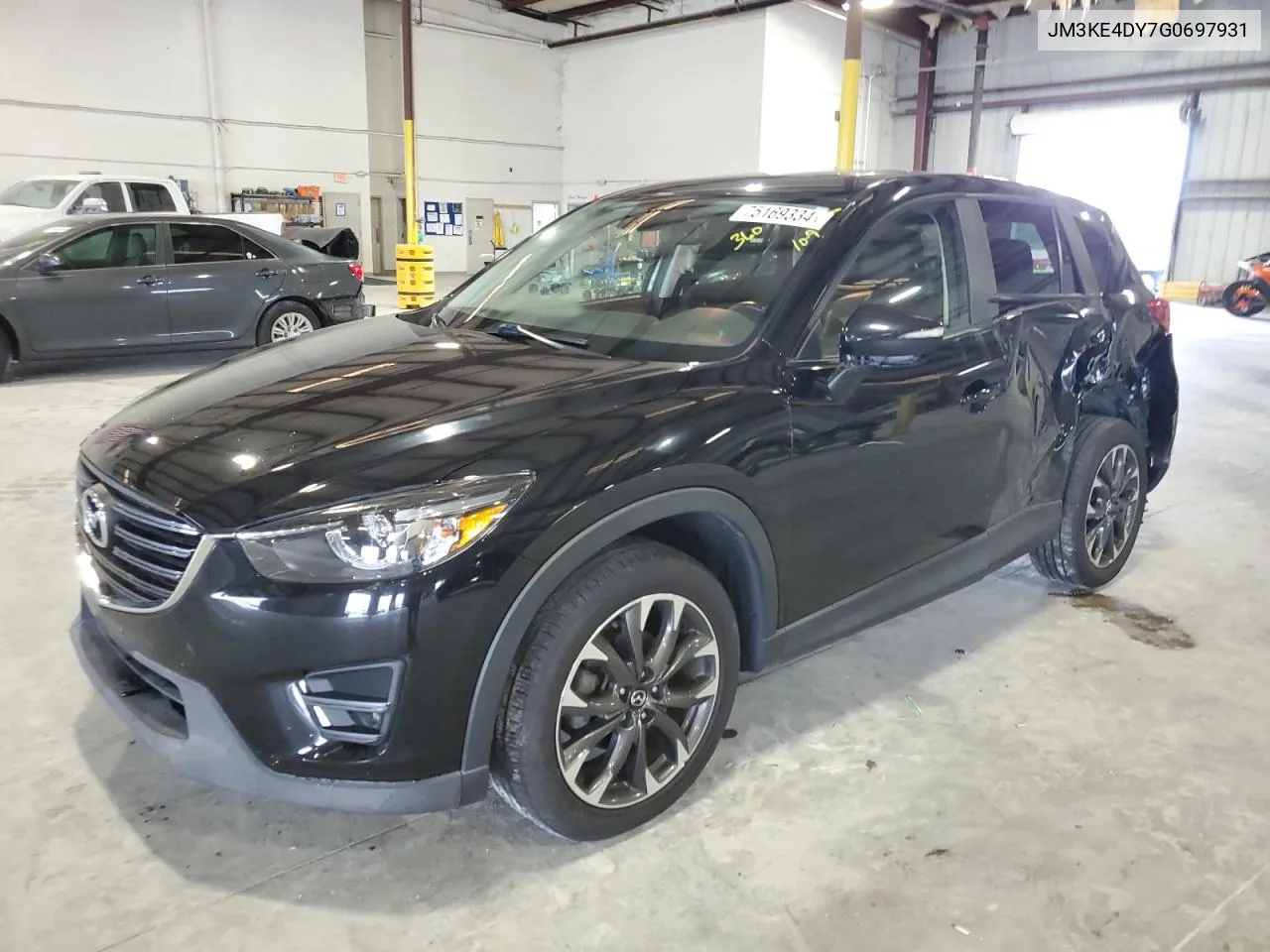 2016 Mazda Cx-5 Gt VIN: JM3KE4DY7G0697931 Lot: 75169334