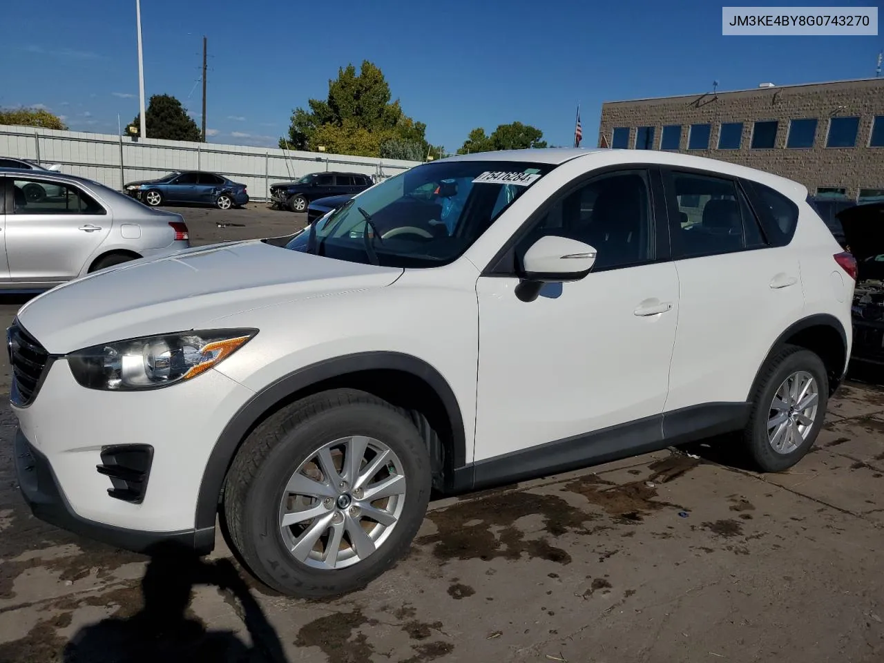 2016 Mazda Cx-5 Sport VIN: JM3KE4BY8G0743270 Lot: 75476284