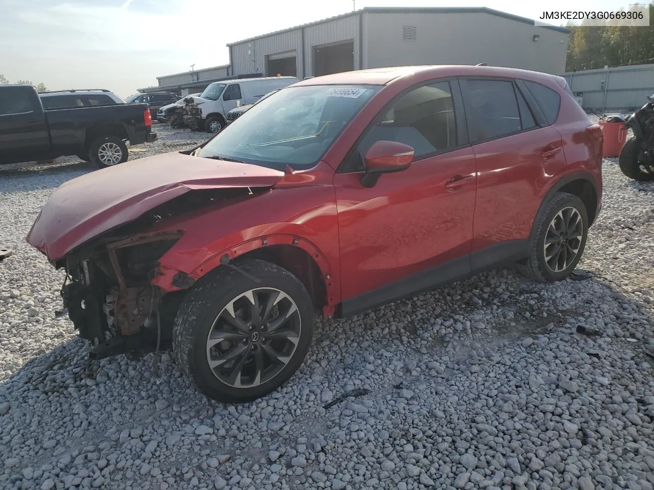 JM3KE2DY3G0669306 2016 Mazda Cx-5 Gt