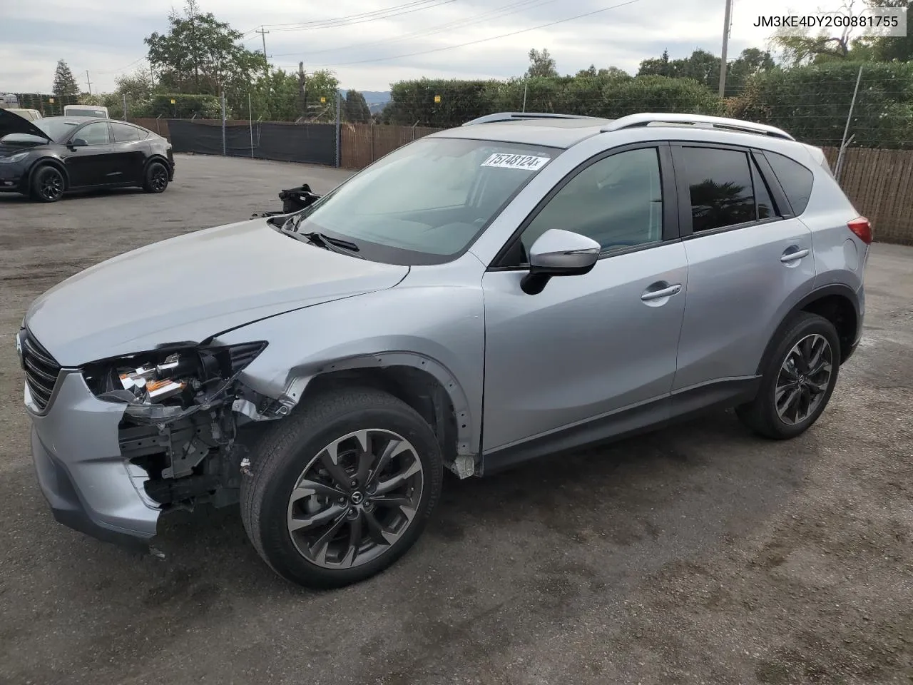 2016 Mazda Cx-5 Gt VIN: JM3KE4DY2G0881755 Lot: 75748124