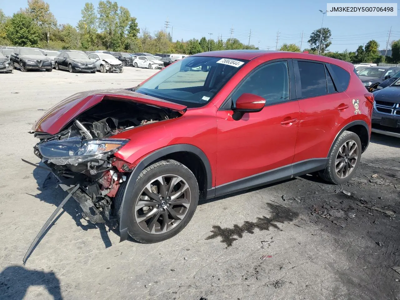 2016 Mazda Cx-5 Gt VIN: JM3KE2DY5G0706498 Lot: 75863844