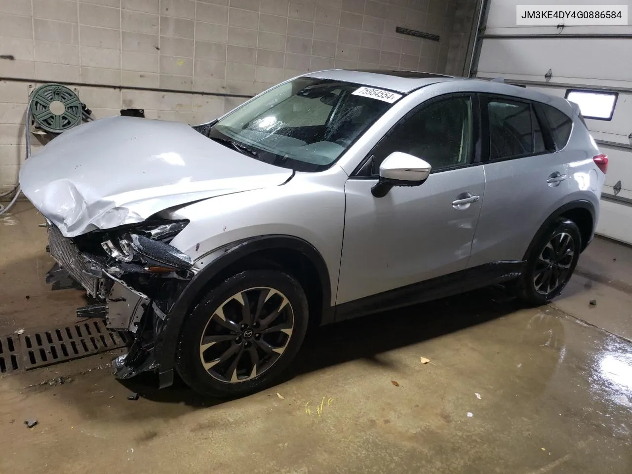 2016 Mazda Cx-5 Gt VIN: JM3KE4DY4G0886584 Lot: 75954554