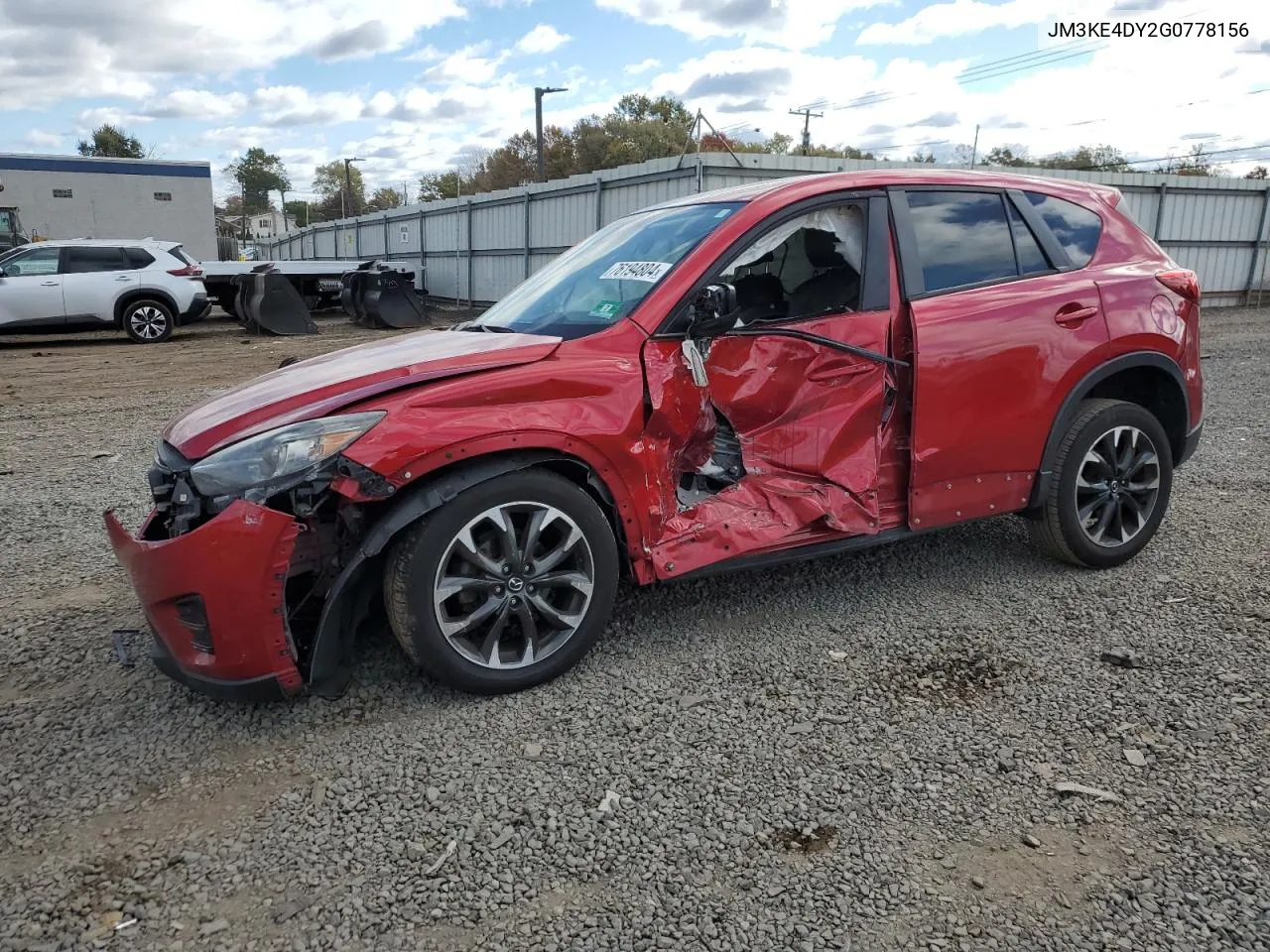 2016 Mazda Cx-5 Gt VIN: JM3KE4DY2G0778156 Lot: 76194804