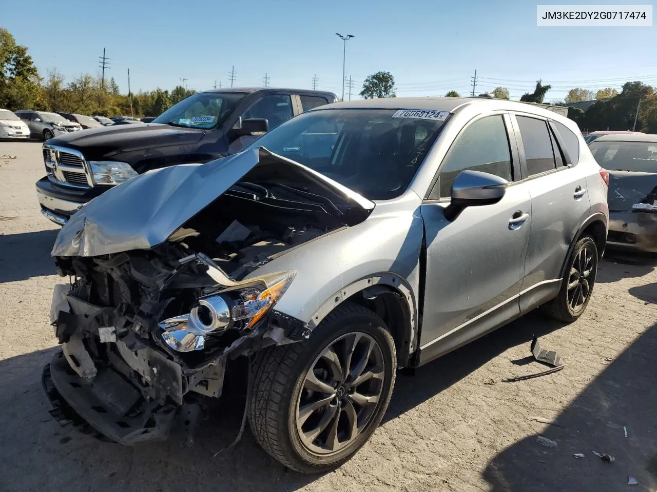 2016 Mazda Cx-5 Gt VIN: JM3KE2DY2G0717474 Lot: 76568124