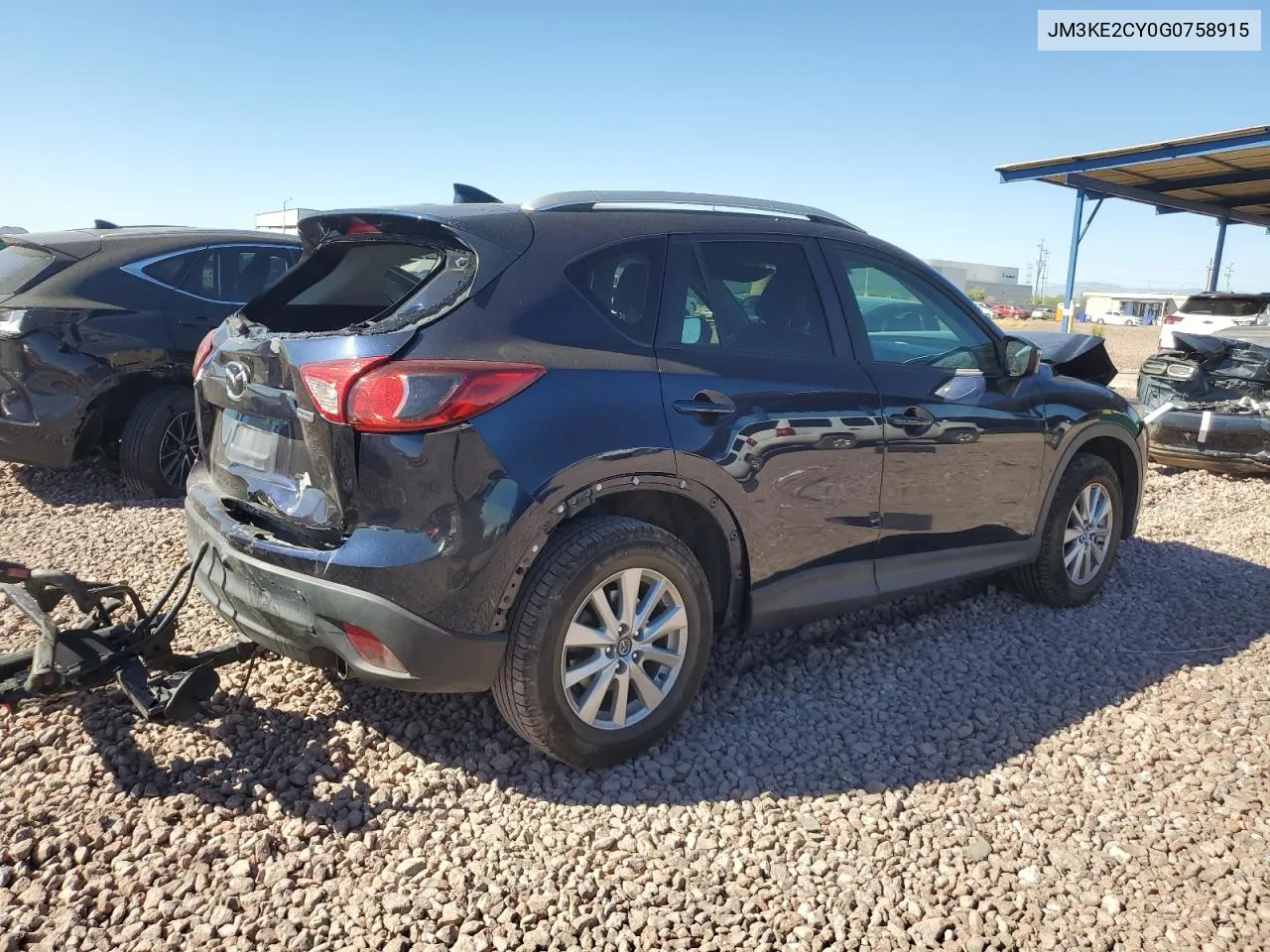 2016 Mazda Cx-5 Touring VIN: JM3KE2CY0G0758915 Lot: 77683774