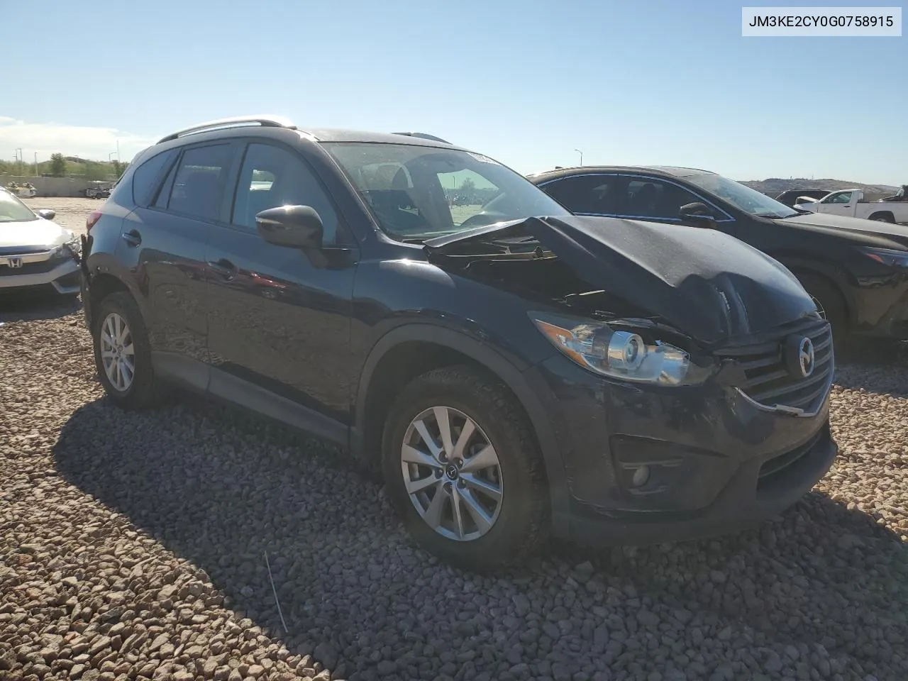 2016 Mazda Cx-5 Touring VIN: JM3KE2CY0G0758915 Lot: 77683774