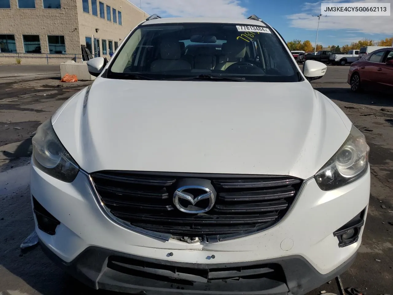 2016 Mazda Cx-5 Touring VIN: JM3KE4CY5G0662113 Lot: 77813484