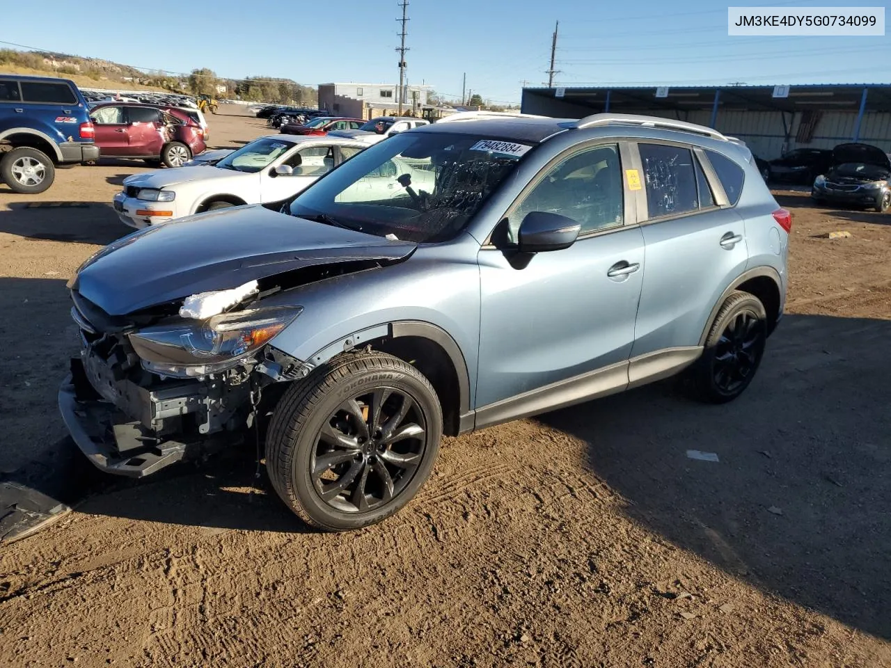 2016 Mazda Cx-5 Gt VIN: JM3KE4DY5G0734099 Lot: 79482884